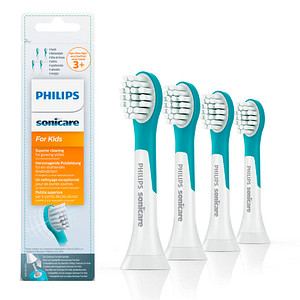 4 PHILIPS HX6034/33 For Kids Zahnbürstenaufsätze von Philips