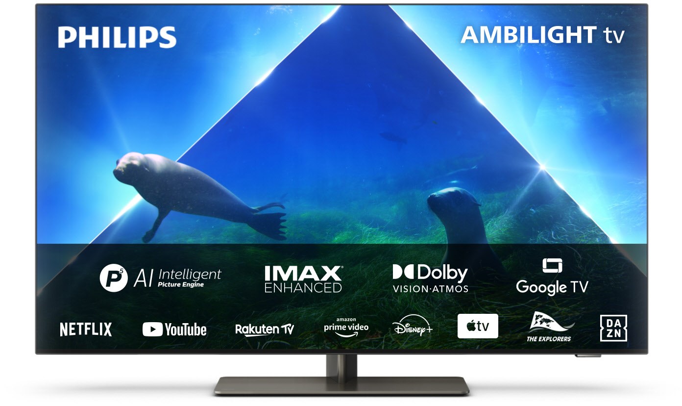 65OLED848/12 164 cm (65") OLED-TV chrom / G von Philips