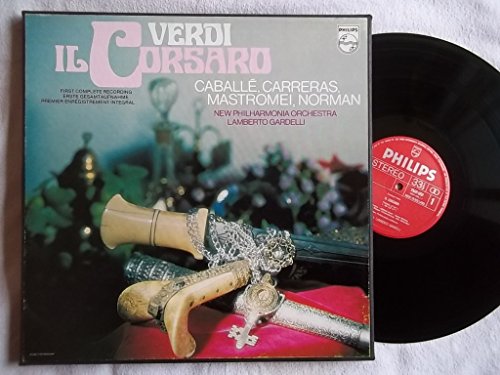 6700 098 Verdi Il Corsaro (Cabelle Carreras) NPO Gardelli 2 LP box set von Philips
