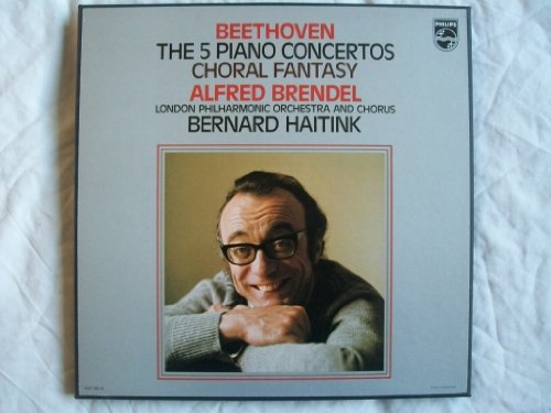 6767 002 ALFRED BRENDEL Beethoven 5 Piano Concertos 5 LP box set von Philips
