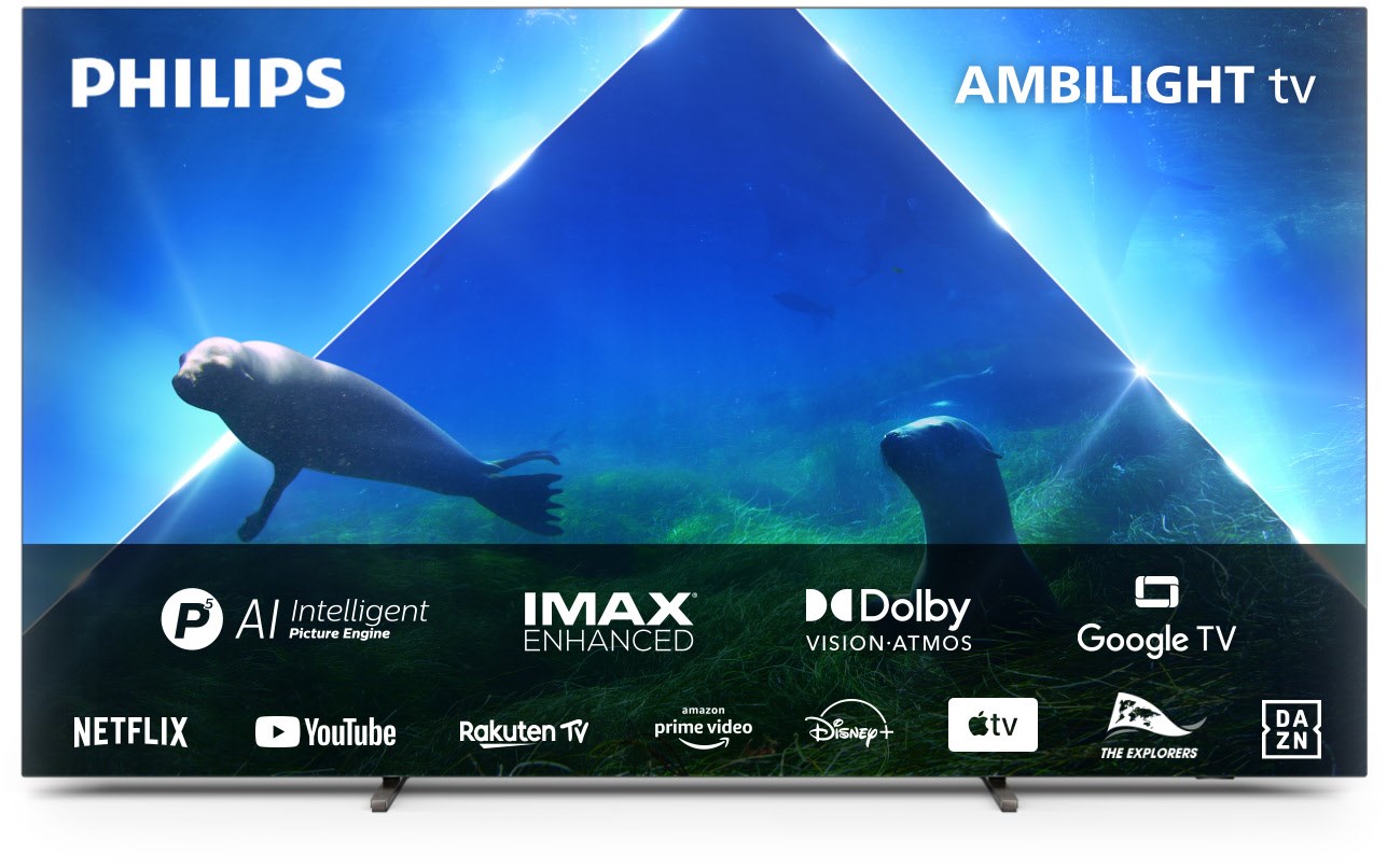 77OLED848/12 194 cm (77") OLED-TV chrom / G von Philips