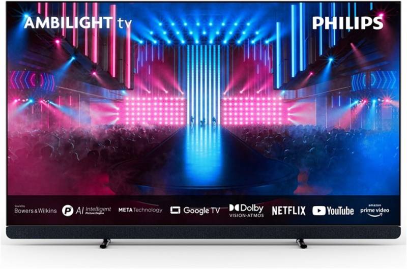 Philips 77OLED909/12 (Schwarz) OLED, 77, 194, Ultra HD von Philips