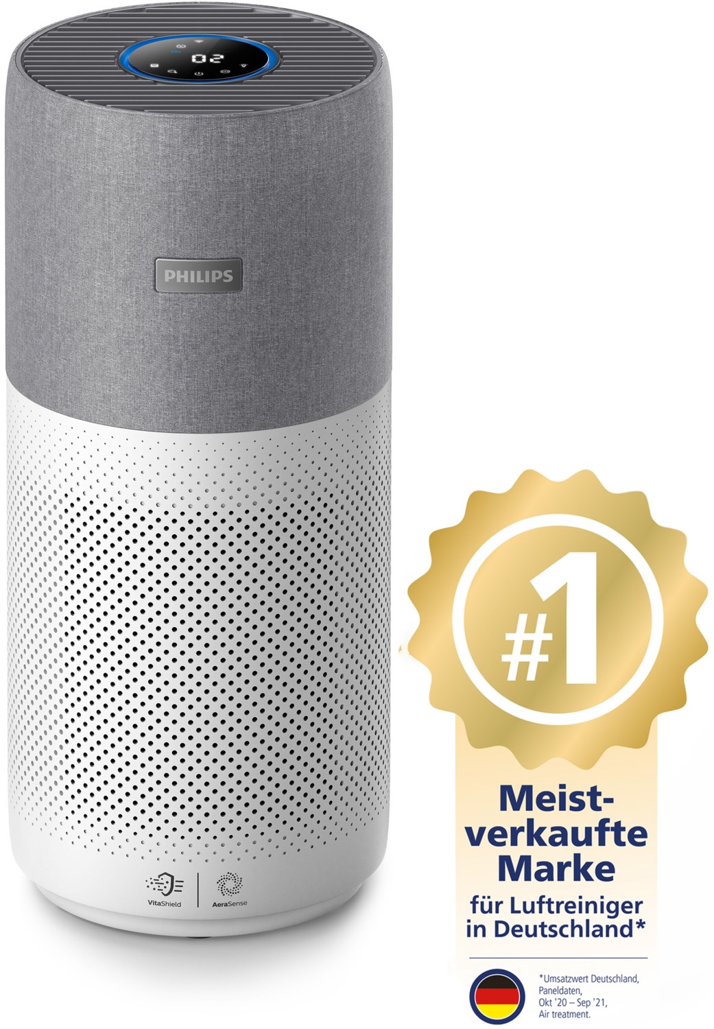 AC3033/10 Luftreiniger silber/weiß von Philips