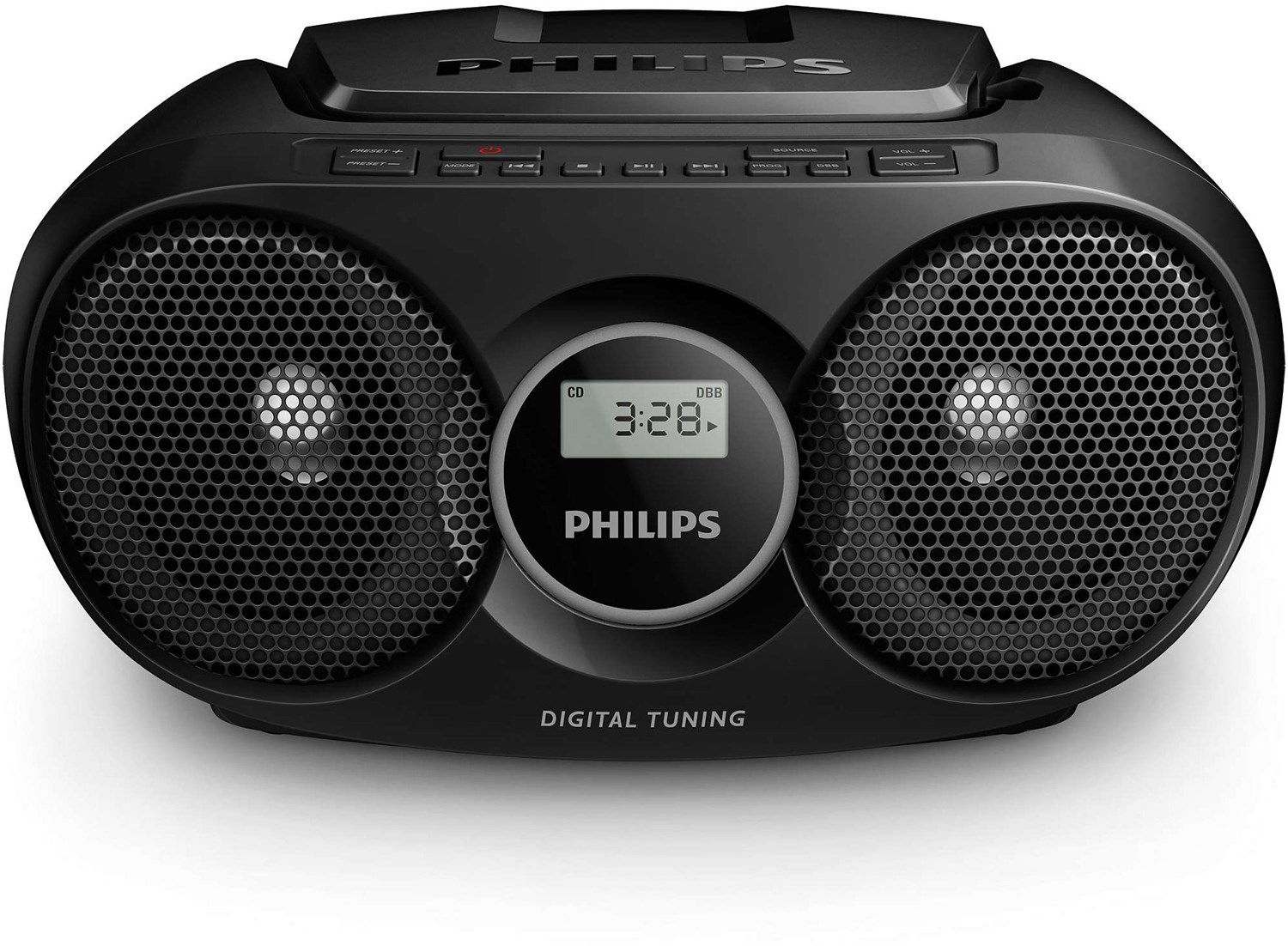 AZ215B CD/Radio-System schwarz von Philips