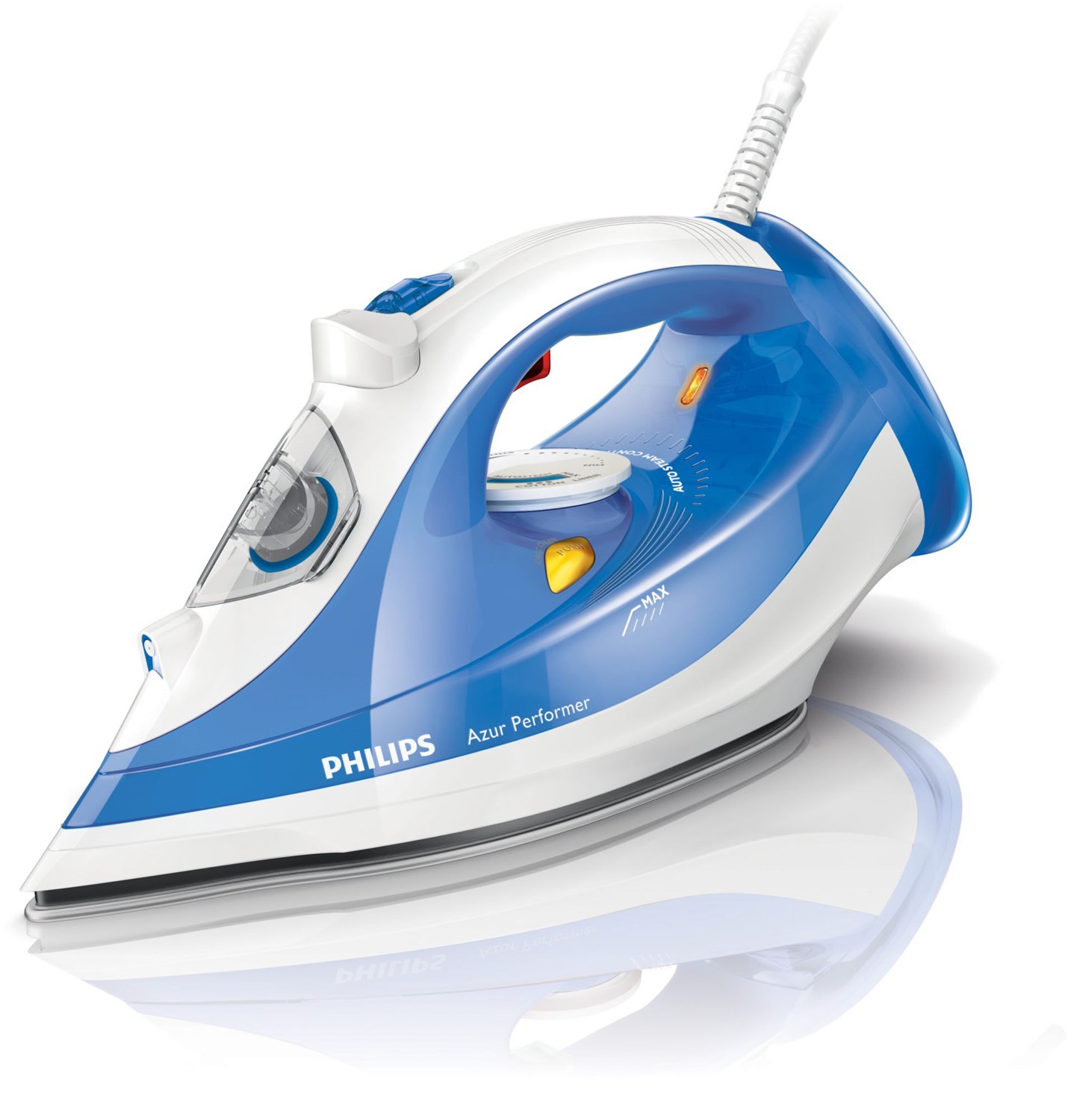 GC3810/20 Dampfbügeleisen blau/weiß GC3810/20 Dampfbügeleisen blau/weiß von Philips