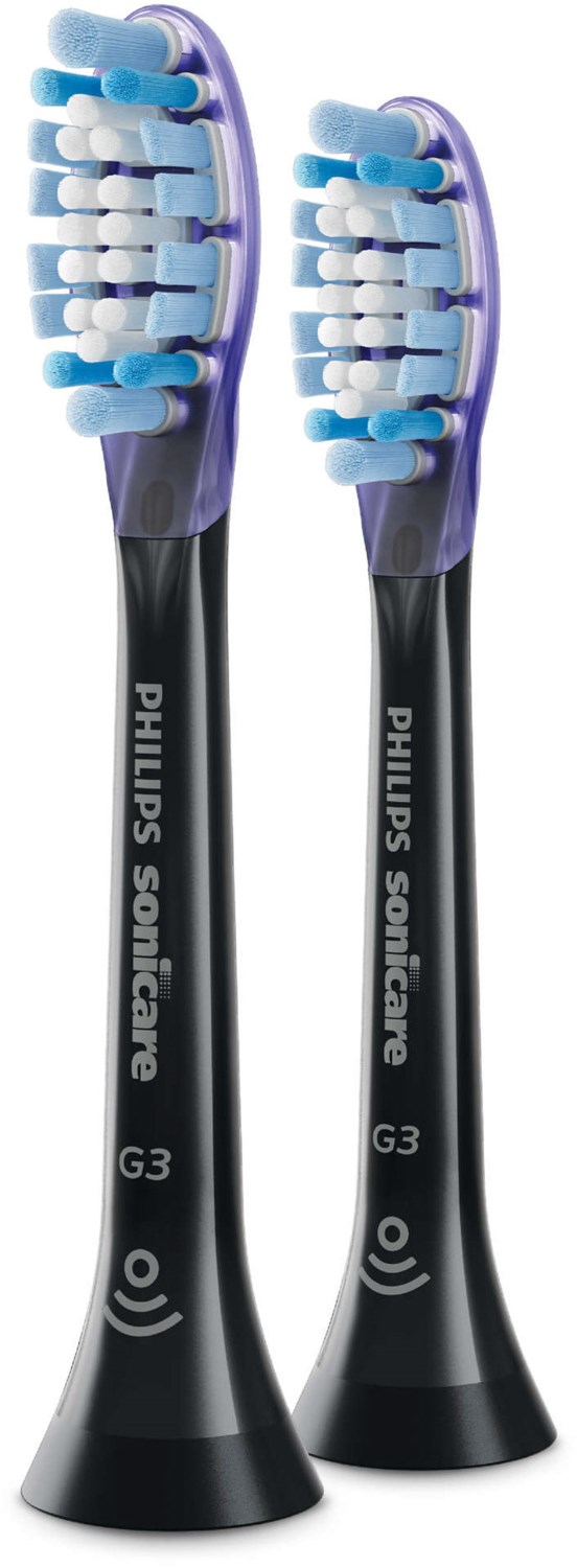 HX9052/33 G3 Premium Gum Care Ersatz-Zahnbürsten schwarz von Philips