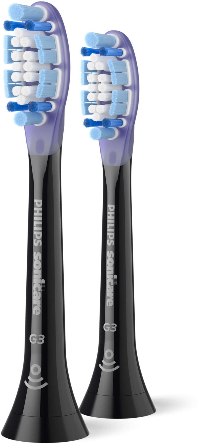 HX9052/88 Premium Gum Care (2St.) Ersatz-Zahnbürsten schwarz von Philips