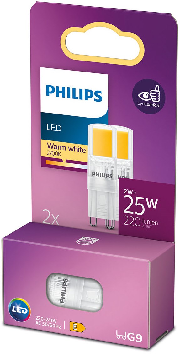 LED 25W G9 WW ND 2er P. LED-Leuchtmittel / E LED 25W G9 WW ND 2er P. LED-Leuchtmittel / E von Philips
