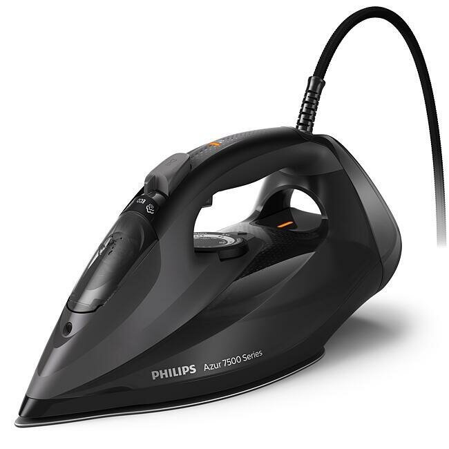 PHILIPS DST7511/80 SteamGlide Elite Dampfbügeleisen (3200 W, 55 g/min Dampfleistung, 0,3 l Wassertank, Tropf-Stopp-Funktion) von Philips