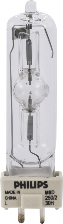 PHILIPS MSD250/2 90V/250W GY-9,5 3000h PHILIPS MSD250/2 90V/250W GY-9,5 3000h von Philips