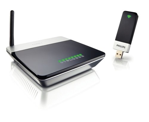 PHILIPS SNK5600 WLAN Starterkit DSL-Router+USB Stick von Philips