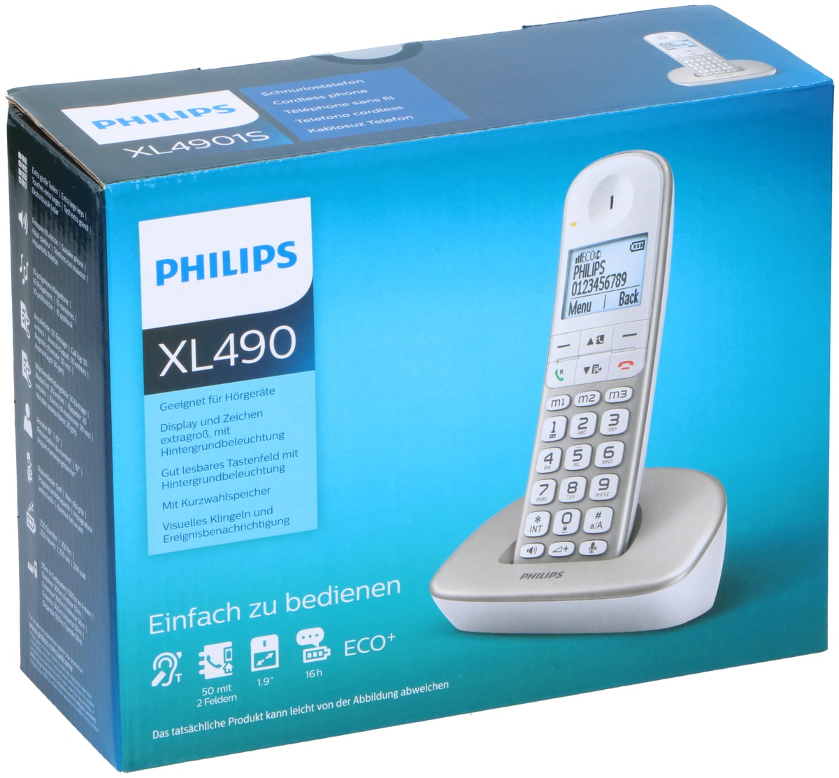 PHILIPS Telefon XL4901S/38 PHILIPS Telefon XL4901S/38 von Philips