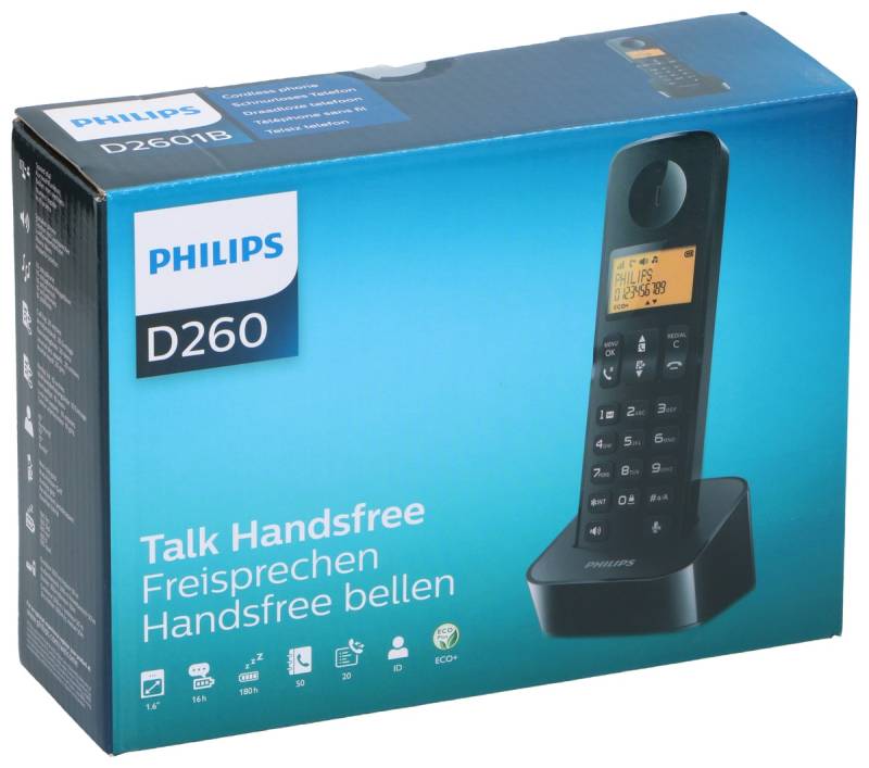PHILIPS Telefon D2601B/01 von Philips