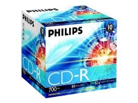Philips - 10 x CD-R - 700 MB (80 min) 52x - cd-box von Philips