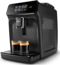 Philips 2200 series Series 2200 EP2220/10 Kaffeevollautomat, Espressomaschine, 1,8 l, Kaffeebohnen, Gemahlener Kaffee, Eingebautes Mahlwerk, 1500 W, Schwarz von Philips