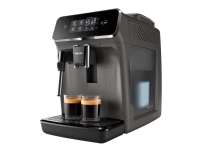 Philips 2200 series Series 2200 EP2224/10 Kaffeevollautomat, Espressomaschine, 1,8 l, Kaffeebohnen, Eingebautes Mahlwerk, 1500 W, Anthrazit von Philips
