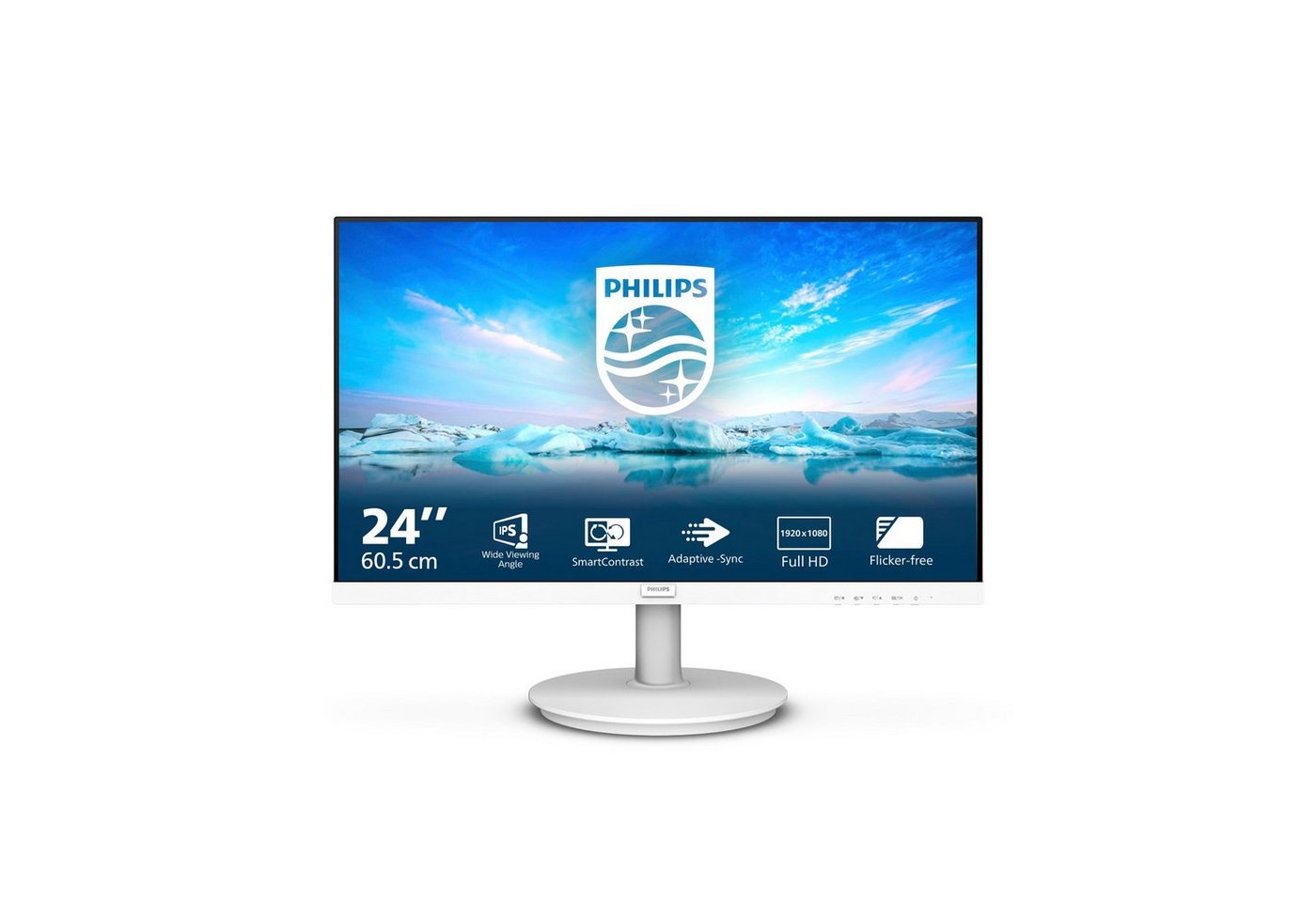 Philips 241V8AW LCD-Monitor (60,5 cm/24 , 1920 x 1080 px, Full HD, 4 ms Reaktionszeit, 75 Hz, IPS-LCD)" von Philips