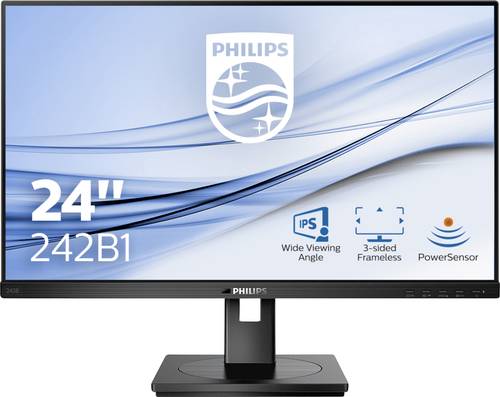 Philips 242B1 LCD-Monitor EEK E (A - G) 61cm (24 Zoll) 1920 x 1080 Pixel 16:9 4 ms Kopfhörer-Buchse von Philips