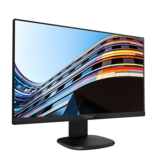 Philips 243S7EHMB - 24 Zoll FHD Monitor, höhenverstellbar (1920x1080, 60 Hz, VGA, HDMI) schwarz von Philips