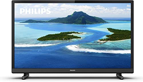 Philips 24PHS5507/12 60 cm (24 Zoll) Fernseher (HD, Triple Tuner, HDMI, USB, CI+, Mattschwarz) [Modelljahr 2022] von Philips
