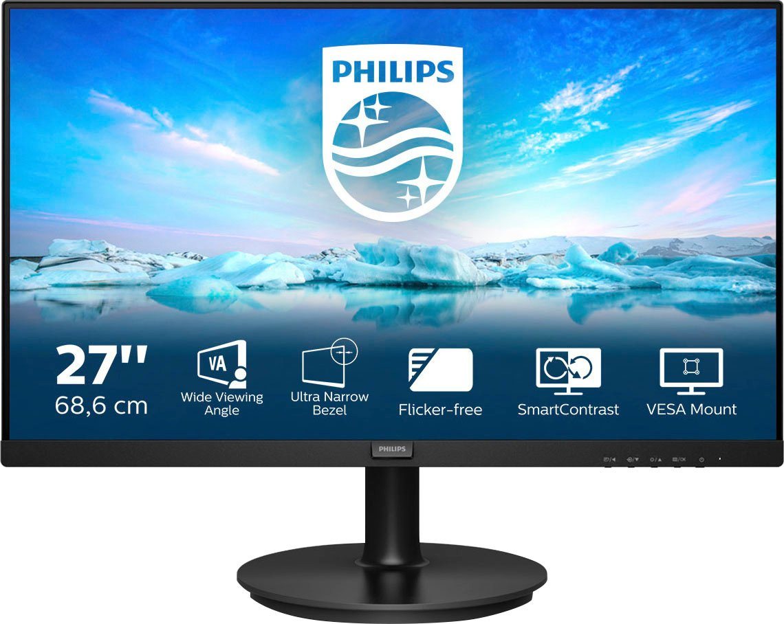 Philips 271V8LA/00 LCD-Monitor (68,6 cm/27 , 1920 x 1080 px, Full HD, 4 ms Reaktionszeit, 75 Hz, VA LCD)" von Philips