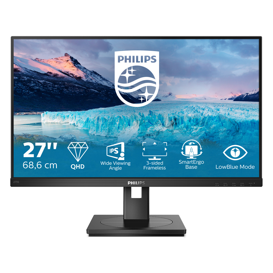 Philips 275S1AE Office Monitor - IPS, QHD, Höhenverstellung von Philips