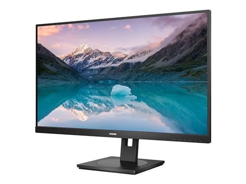 Philips 275S9JML - 27 Zoll Quad HD Monitor, Lautsprecher, höhenverstellbar (2560x1440, 75 Hz, 4 ms GtG, HDMI, DisplayPort, USB Hub) schwarz von Philips