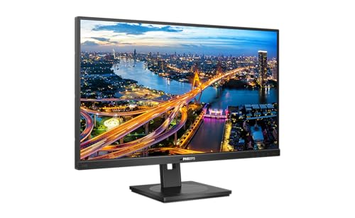 Philips 276B1 - 27 Zoll QHD USB-C Docking Monitor, höhenverstellbar (2560x1440, 75 Hz, HDMI, DisplayPort, USB-C, RJ45, USB Hub) schwarz von Philips