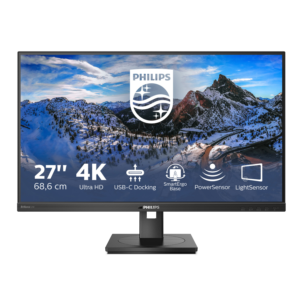 Philips 279P1 Office Monitor - 4K UHD, Höhenverstellung, USB-C von Philips