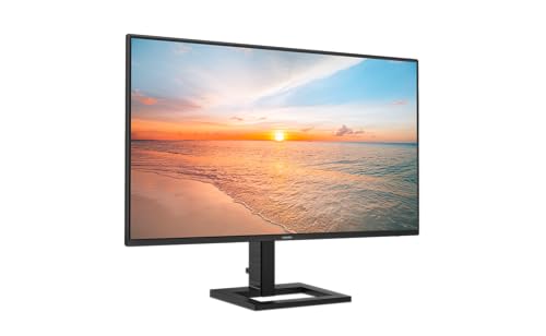 Philips 27E1N1300AE - 27 Zoll Full HD Monitor, Lautsprecher, höhenverstellbar (1920x1080, 100 Hz, HDMI, USB-C (65W PD), USB Hub) schwarz von Philips