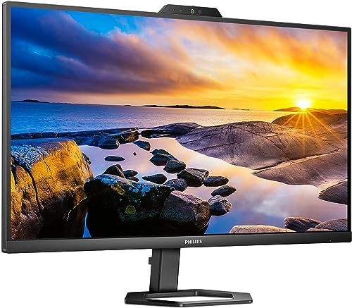 Philips 27E1N5600HE - 27 Zoll QHD USB-C Monitor, Webcam, höhenverstellbar, Lautsprecher (2560x1440, 75 Hz, HDMI, DisplayPort, USB-C, USB Hub) schwarz von Philips