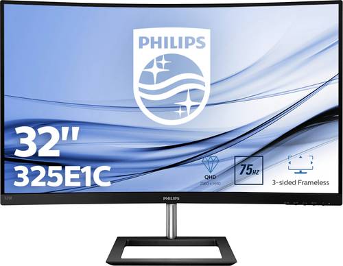 Philips 325E1C LCD-Monitor EEK G (A - G) 81.3cm (32 Zoll) 2560 x 1440 Pixel 16:9 4 ms Audio-Line-out von Philips