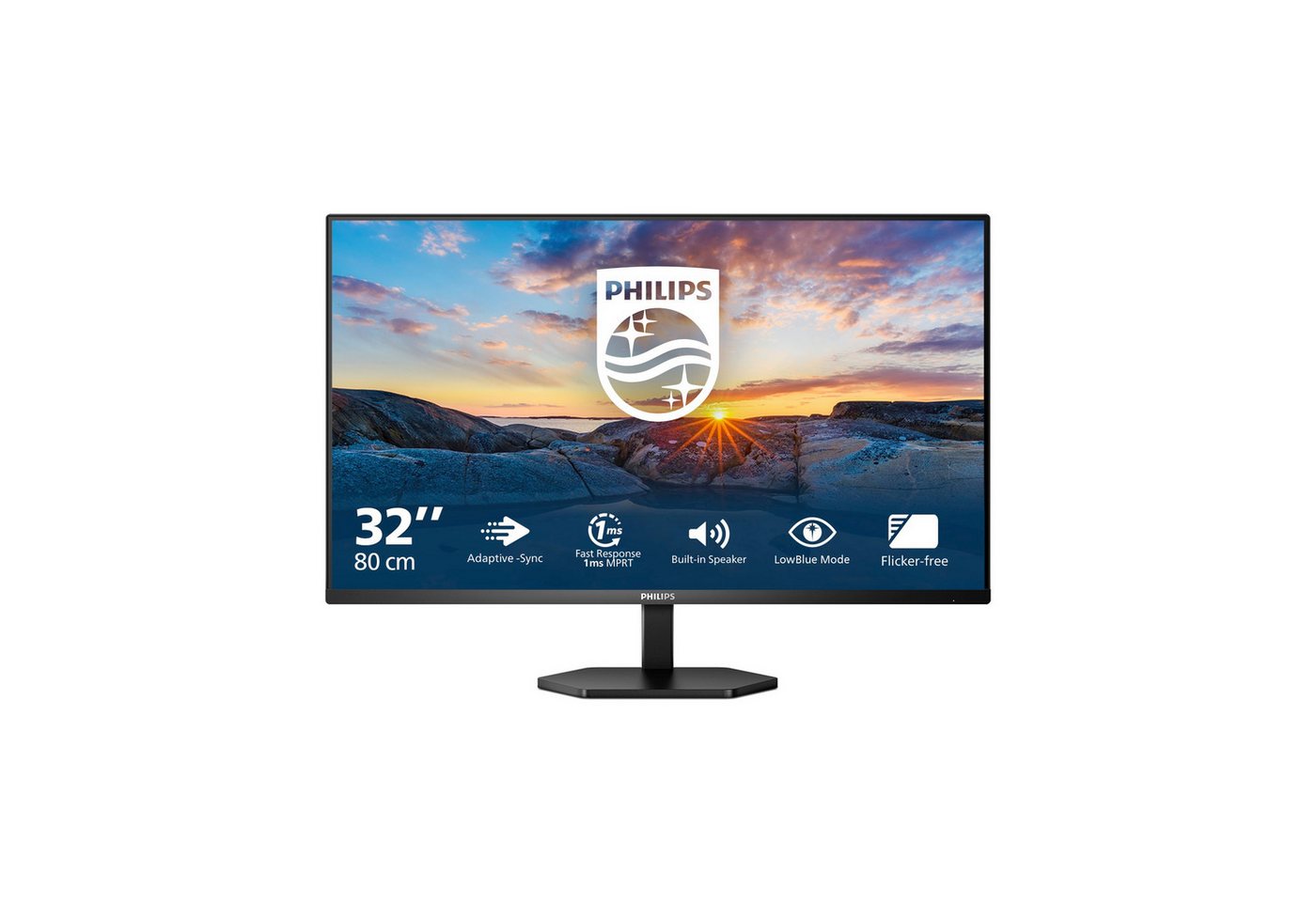 Philips 32E1N3100LA LCD-Monitor (80 cm/32 ", 1920 x 1080 px, Full HD, 1 ms Reaktionszeit, 75 Hz, VA LCD) von Philips
