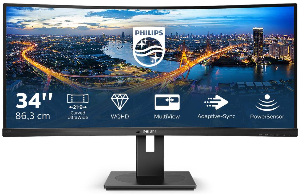 Philips 345B1C Curved-Monitor 86,36 cm (34 Zoll) von Philips