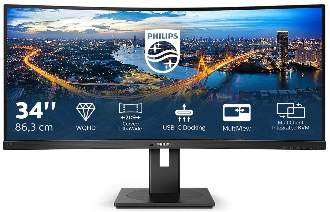 Philips 346B1C Curved-Monitor 86,36 cm (34 Zoll) von Philips