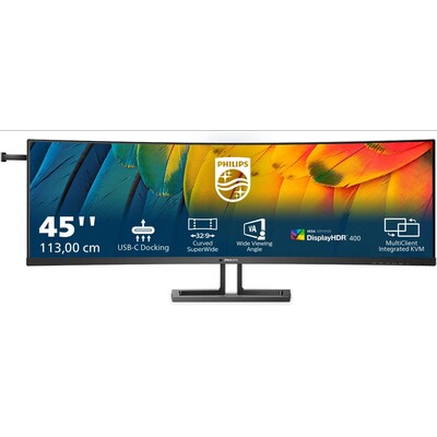 Philips 45B1U6900C 113cm (44,5") DQHD VA Curved Monitor 32:9 HDMI/DP/USB-C PD100W 75Hz von Philips