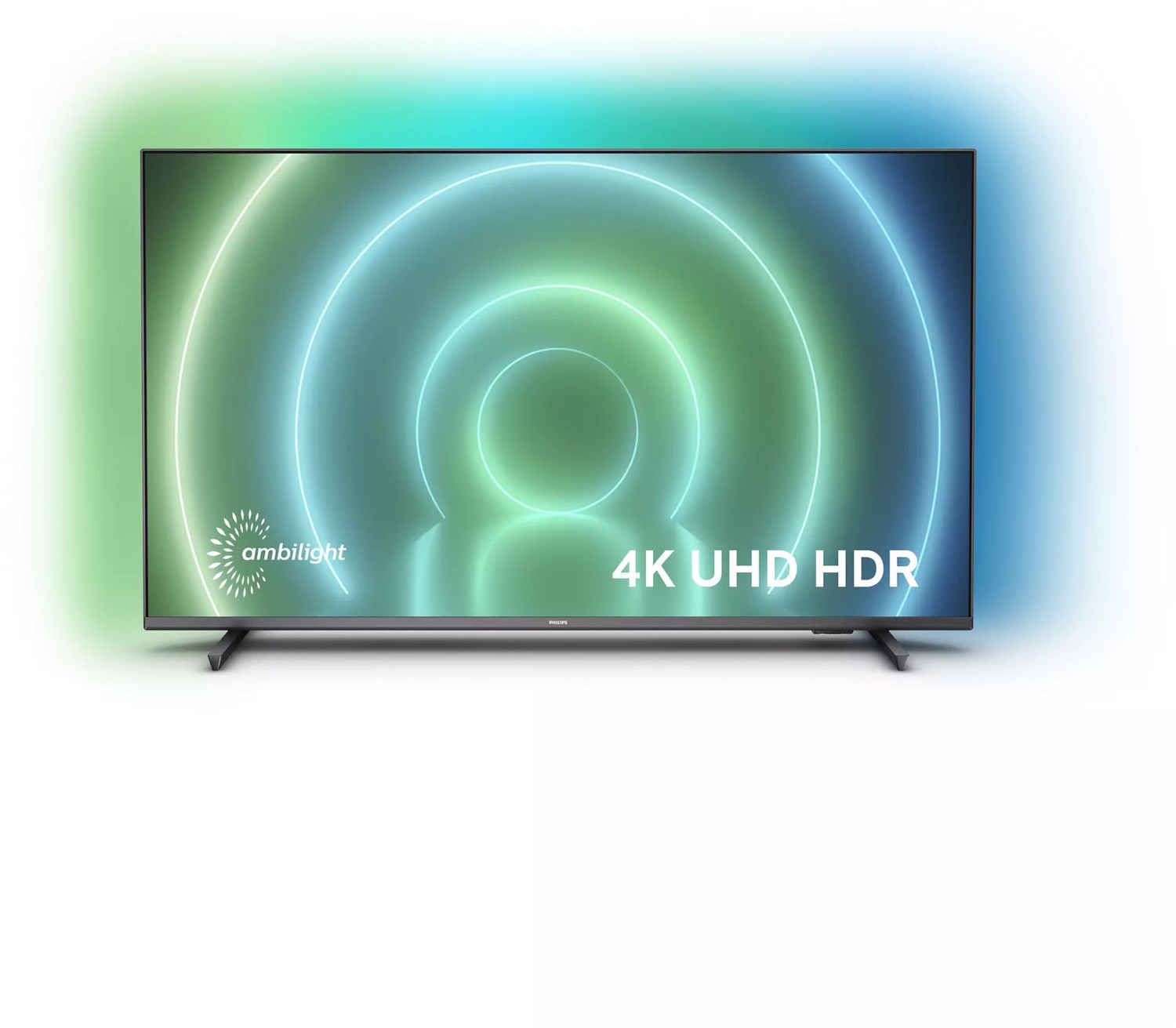 Philips 4K-Smart-TV mit Ambilight 75 Zoll LED Android Fernseher, anthrazit von Philips