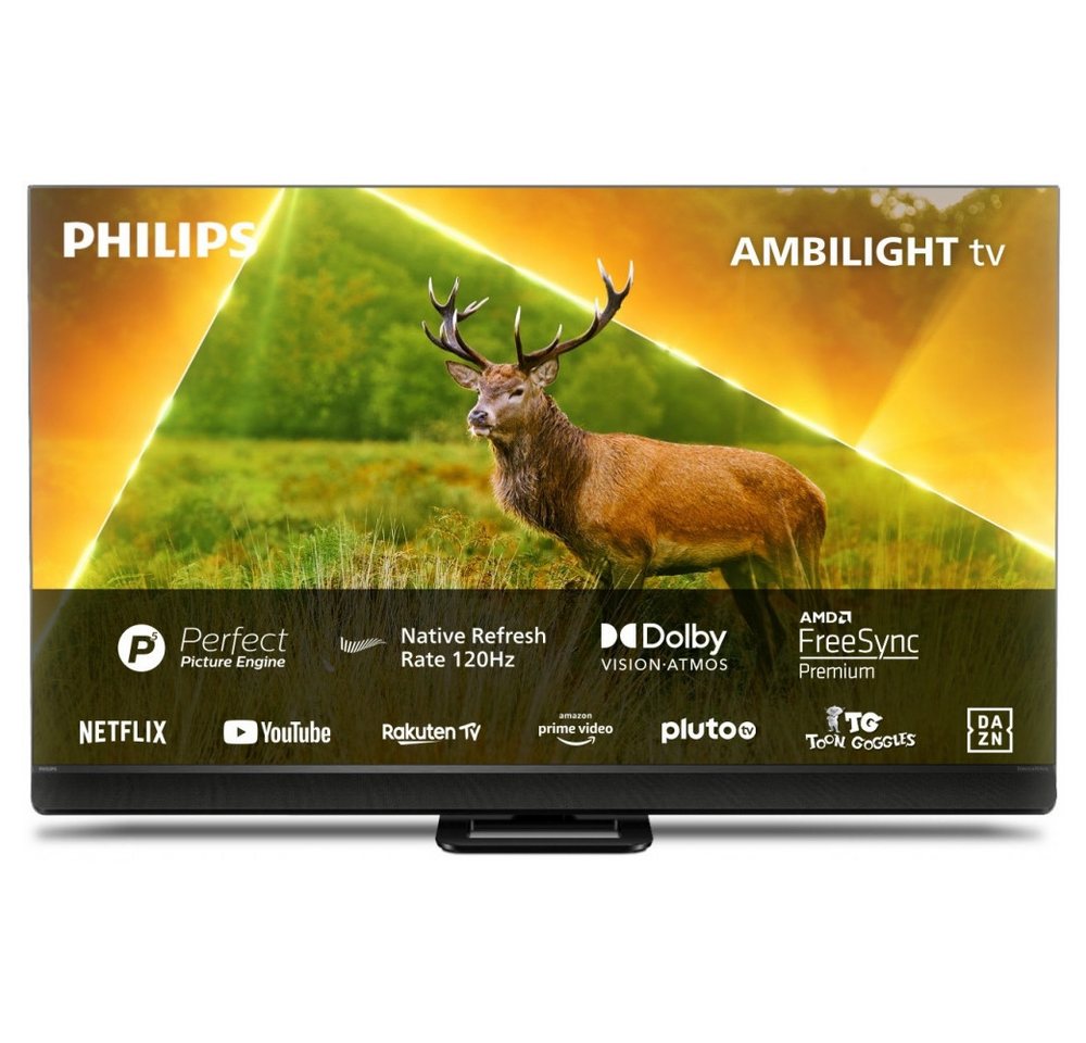 Philips 55PML9308/12 LED-Fernseher (55 Zoll, Ultra HD, WLAN integriert, 4K Ambilight Technologie) von Philips
