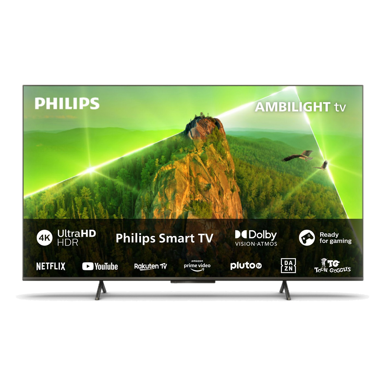 Philips 55PUS8108/12 | Smart TV | 3.840 x 2.160 4K Ultra-HD | Dolby Vision & HDR10+ | Dolby Atmos Soundsystem | Dual Core Prozessor | ALLM, VRR von Philips