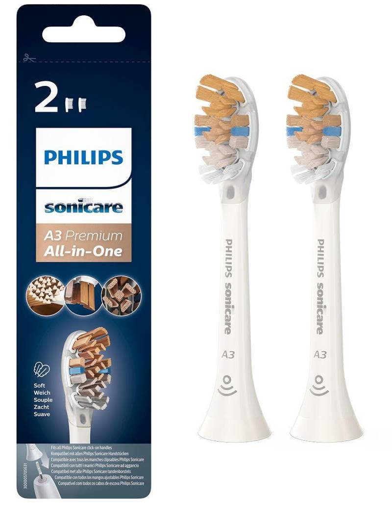 Philips A3 Premium All-in-One HX9092 Austausch-Bürstenkopf, 2 St von Philips
