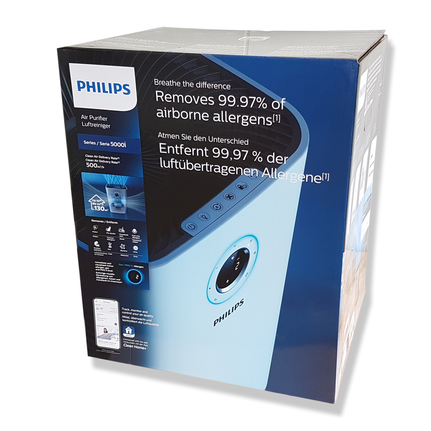 Philips AC5659/10 Air Purifier Luftreiniger bis zu 130m² / 500 m³ weiß von Philips