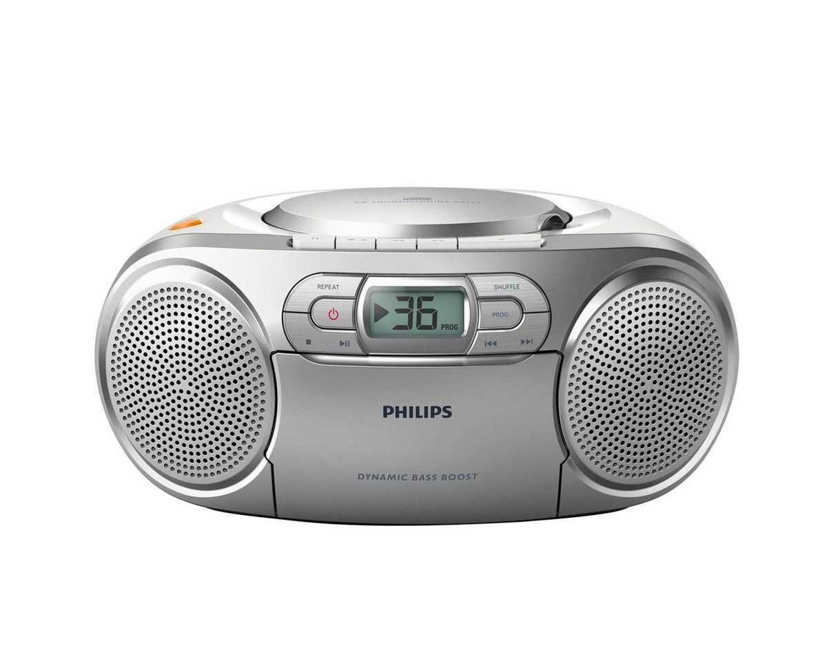 Philips AZ127/12 CD-Soundmachine silber Radio Philips AZ127/12 CD-Soundmachine silber Radio von Philips