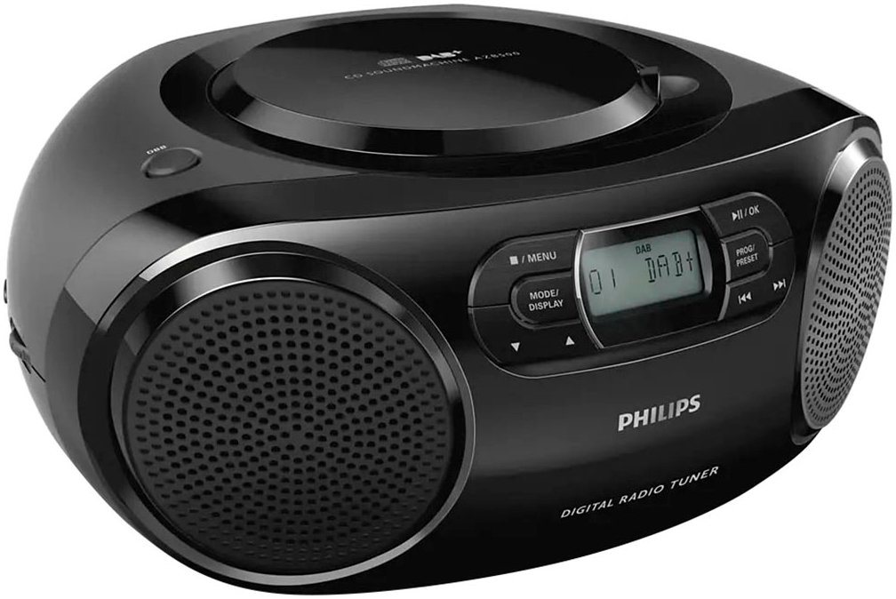 Philips AZB500B Digitalradio (DAB) (Digitalradio (DAB), FM-Tuner mit RDS, 2 W) von Philips