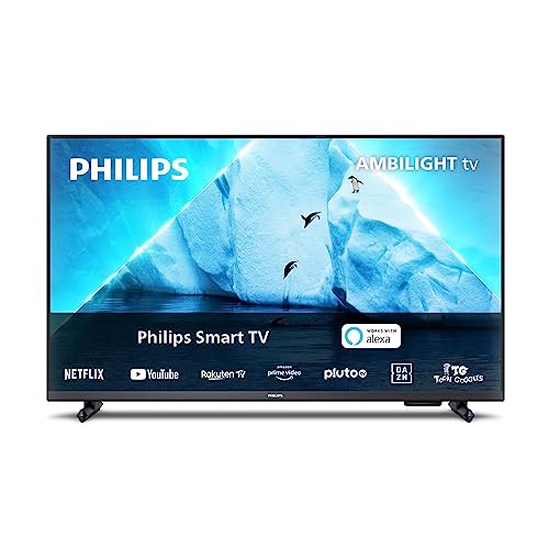 Philips Ambilight TV | 32PFS6908/12 | 80 cm (32 Zoll) LED Full HD Fernseher | 60 Hz | HDR | Smart TV von Philips