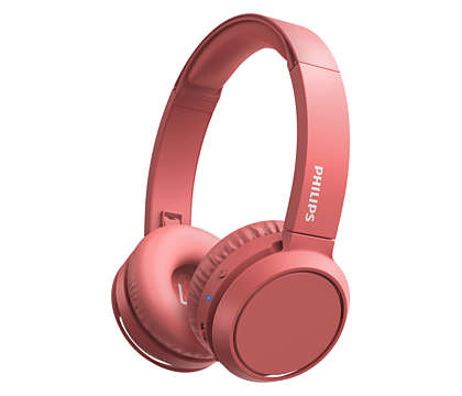 Philips Audio - On-ear Wireless Headphones - Red Philips Audio - On-ear Wireless Headphones - Red von Philips