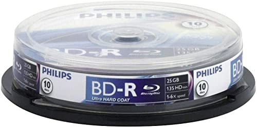 Philips Blu-Ray Recordable 25GB 6X SP (10er Spindel) von Philips