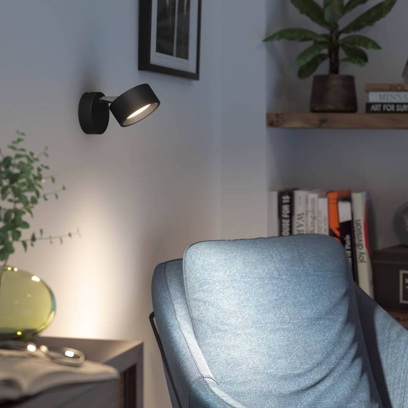 Philips Bracia LED-Deckenspot einflammig, schwarz von Philips