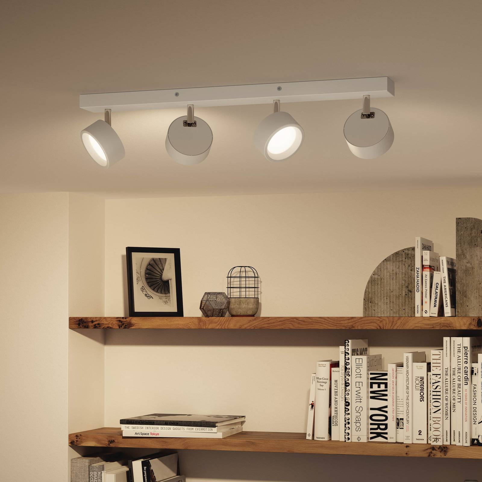 Philips Bracia LED-Deckenspot vierflammig, weiß Philips Bracia LED-Deckenspot vierflammig, weiß von Philips