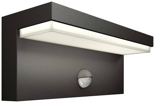 Philips Bustan 8720169257412 LED-Außenwandleuchte mit Bewegungsmelder LED 3.8W Anthrazit von Philips