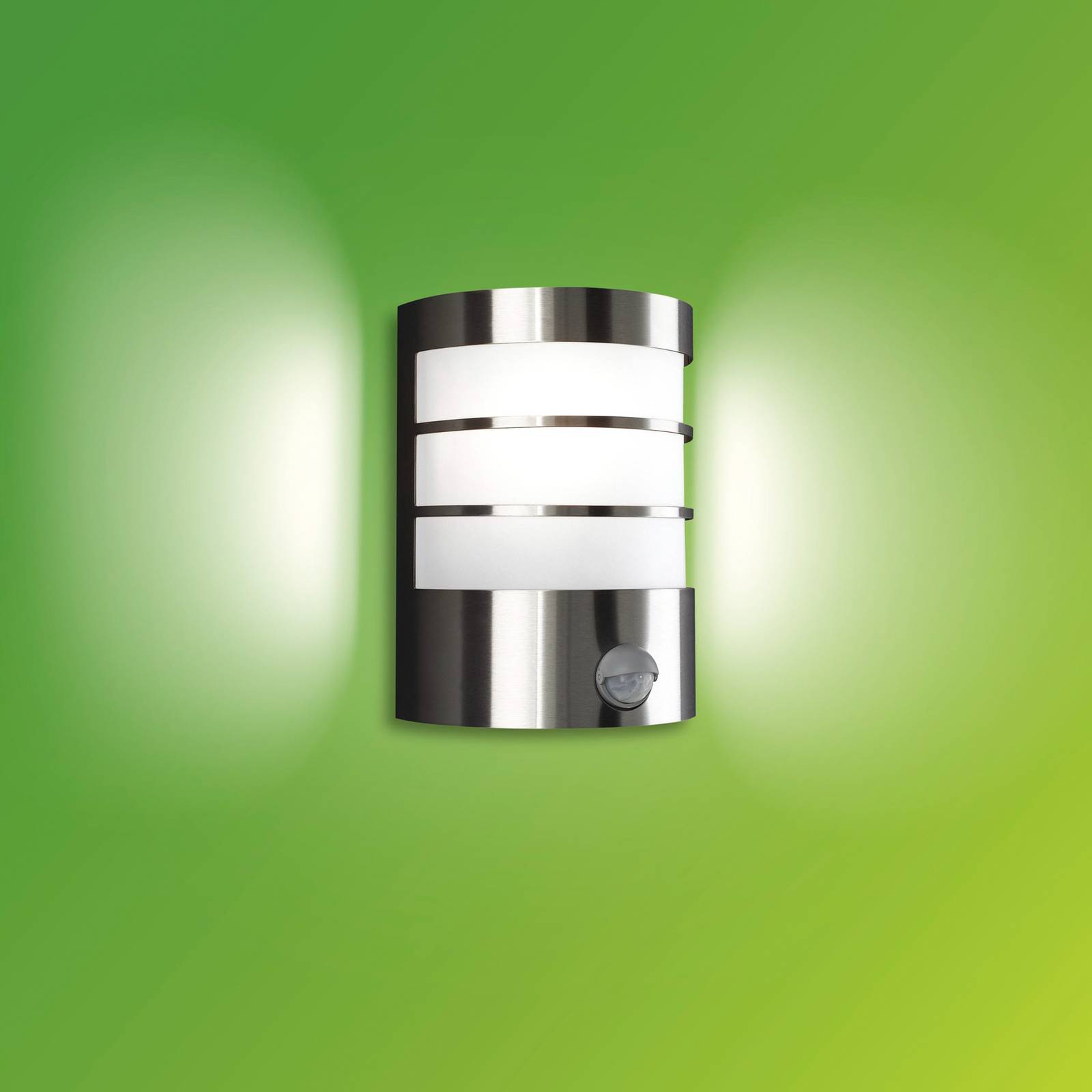 Philips Calgary Außenwandlampe, Edelstahl, Sensor Philips Calgary Außenwandlampe, Edelstahl, Sensor von Philips